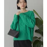 ミドルゲージケーブルニットプルオーバー | AMERICAN HOLIC | 詳細画像37