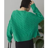 ミドルゲージケーブルニットプルオーバー | AMERICAN HOLIC | 詳細画像39