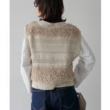 ループミックスニットベスト | AMERICAN HOLIC | 詳細画像3