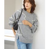 ニュアンスライン柄ニットプルオーバー | AMERICAN HOLIC | 詳細画像17