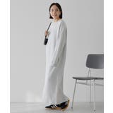 スムース起毛ボックスシルエットワンピース | AMERICAN HOLIC | 詳細画像19 