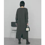 スムース起毛ボックスシルエットワンピース | AMERICAN HOLIC | 詳細画像4 