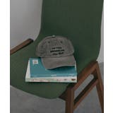 ブラウン | 刺繍ロゴピグメントキャップ | AMERICAN HOLIC