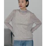 杢グレー | シアーテレコタートルネックプルオーバー | AMERICAN HOLIC