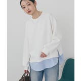 シャツテールドッキングプルオーバー | AMERICAN HOLIC | 詳細画像16 