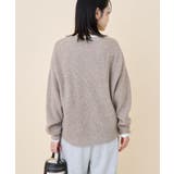 ワッフルライクニットプルオーバー | AMERICAN HOLIC | 詳細画像4 