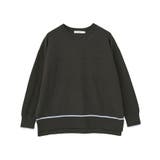 バイカラークルーネックニットプルオーバー | AMERICAN HOLIC | 詳細画像24 