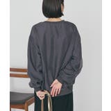 オーガンジーレイヤードスウェットプルオーバー | AMERICAN HOLIC | 詳細画像4 