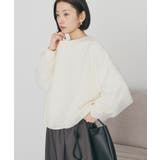 アイボリー | オーガンジーレイヤードスウェットプルオーバー | AMERICAN HOLIC