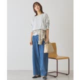 クルーネックスクエアヘムプルオーバー | AMERICAN HOLIC | 詳細画像9 