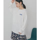 カンパニーロゴ風ロングTシャツ | AMERICAN HOLIC | 詳細画像11 