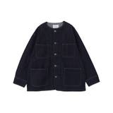 ノーカラーデニムカバーオール | AMERICAN HOLIC | 詳細画像32 