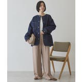 ノーカラーデニムカバーオール | AMERICAN HOLIC | 詳細画像12 