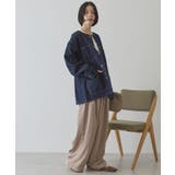 ノーカラーデニムカバーオール | AMERICAN HOLIC | 詳細画像13 