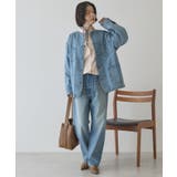 ノーカラーデニムカバーオール | AMERICAN HOLIC | 詳細画像5 