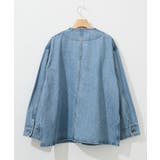 ノーカラーデニムカバーオール | AMERICAN HOLIC | 詳細画像16 