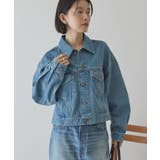 ライトインディゴ | ショート丈デニムジャケット | AMERICAN HOLIC