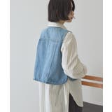 ショート丈デニムベスト | AMERICAN HOLIC | 詳細画像3 