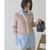 マルチボーダーリブニットカーディガン | AMERICAN HOLIC | 詳細画像2 