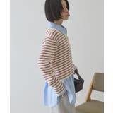 マルチボーダーリブニットカーディガン | AMERICAN HOLIC | 詳細画像3 