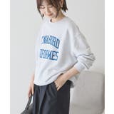 カレッジロゴ裏毛スウェット | AMERICAN HOLIC | 詳細画像2