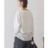 Vネック裾異素材ポンチプルオーバー | AMERICAN HOLIC | 詳細画像10