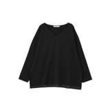 Vネック裾異素材ポンチプルオーバー | AMERICAN HOLIC | 詳細画像32