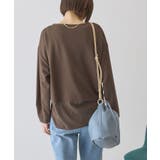 Vネック裾異素材ポンチプルオーバー | AMERICAN HOLIC | 詳細画像4