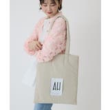 ベージュ | パテッドホリホリトートバッグ | AMERICAN HOLIC