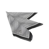 ブラック | 【リングSET】波ストライプ柄スカーフ | AMERICAN HOLIC