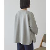 Wフェイスラウンドヘム ラグランニットカーディガン | AMERICAN HOLIC | 詳細画像4 