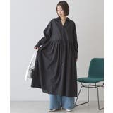 【イージーケア】ギャザーシャツワンピース | AMERICAN HOLIC | 詳細画像6