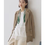 リネンライクオーバーサイズジャケット | AMERICAN HOLIC | 詳細画像1