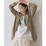 リネンライクオーバーサイズジャケット | AMERICAN HOLIC | 詳細画像3