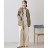 リネンライクオーバーサイズジャケット | AMERICAN HOLIC | 詳細画像4