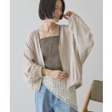 ライトベージュ | 【UVカット+接触冷感】Vネックドルマンブルゾン | AMERICAN HOLIC