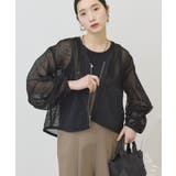 メッシュ異素材ブルゾン | AMERICAN HOLIC | 詳細画像7 