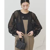 ブラック | メッシュ異素材ブルゾン | AMERICAN HOLIC