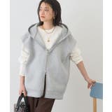 杢グレー | ポンチZIPフーディーベスト | AMERICAN HOLIC