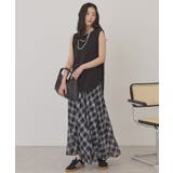 【選べる丈】チェックシアープリーツスカート | AMERICAN HOLIC | 詳細画像16 