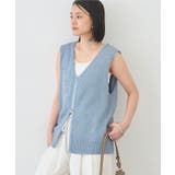 ダブルZIPシャギーニットベスト | AMERICAN HOLIC | 詳細画像8 