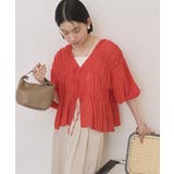 【接触冷感】フロントリボンブラウス | AMERICAN HOLIC | 詳細画像16 