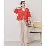 【接触冷感】フロントリボンブラウス | AMERICAN HOLIC | 詳細画像21 