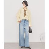 スタンドフリルストライプスキッパーブラウス | AMERICAN HOLIC | 詳細画像7 