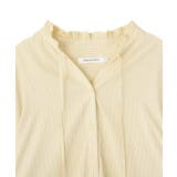 スタンドフリルストライプスキッパーブラウス | AMERICAN HOLIC | 詳細画像20 