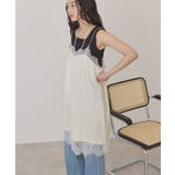 レースサテンキャミワンピース | AMERICAN HOLIC | 詳細画像3 