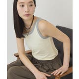 【抗菌防臭】バイカラーテレコタンクトップ | AMERICAN HOLIC | 詳細画像1 