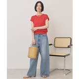 【接触冷感・UVカット】フレンチスリーブニットプルオーバー | AMERICAN HOLIC | 詳細画像17 