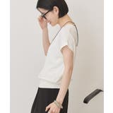 【接触冷感・UVカット】フレンチスリーブニットプルオーバー | AMERICAN HOLIC | 詳細画像8 