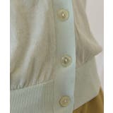 【抗菌防臭】5分袖シアーVネックニットカーディガン | AMERICAN HOLIC | 詳細画像14 